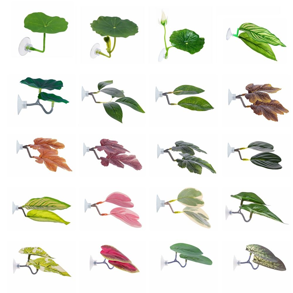 Aquarium Plant Rings - Daun Teratai Plastik untuk Ikan Cupang/Tempat