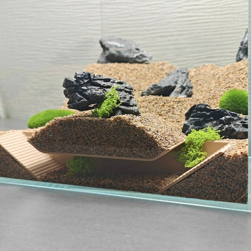Aquarium Plant Rings - Tempat Persembunyian Akuarium, Terowongan Bertingkat Gua