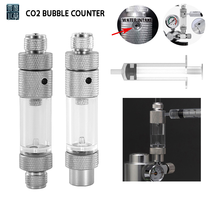 Planted Aquarium Co2 - Pengukur Gelembung CO2 Akuarium Versi Injeksi