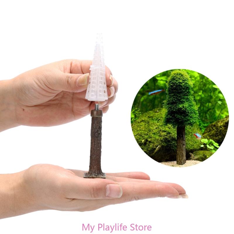 Planted Aquarium Moss - Akuarium lumut Dekorasi tangki ikan pemegang
