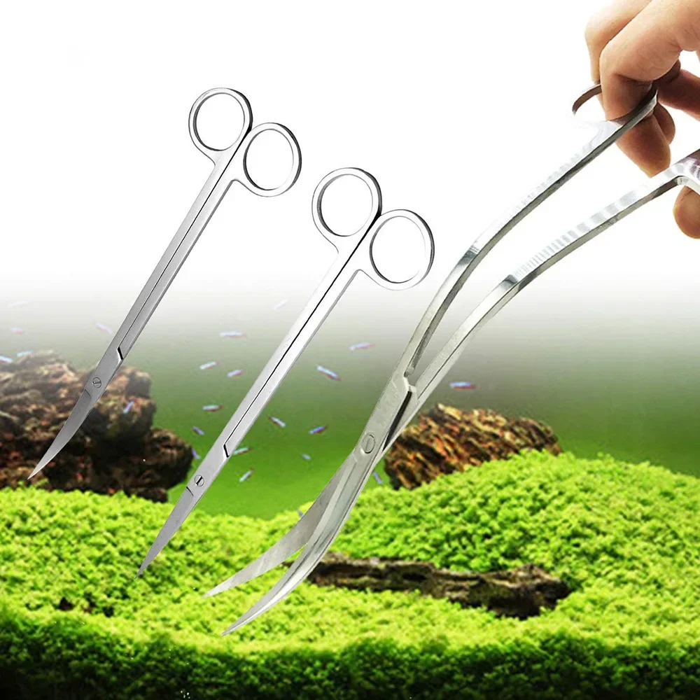 Planted Aquarium Tank Kit - Akuarium Air Pemangkasan Tanaman Pinset Gunting