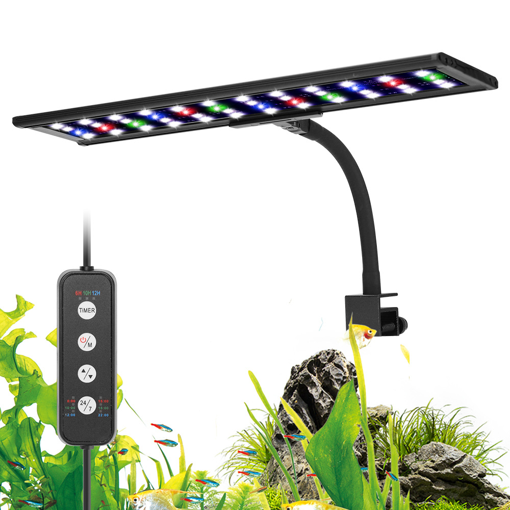 Planted Aquarium Cycling - Lampu LED Akuarium 24/7 Siklus Cahaya,