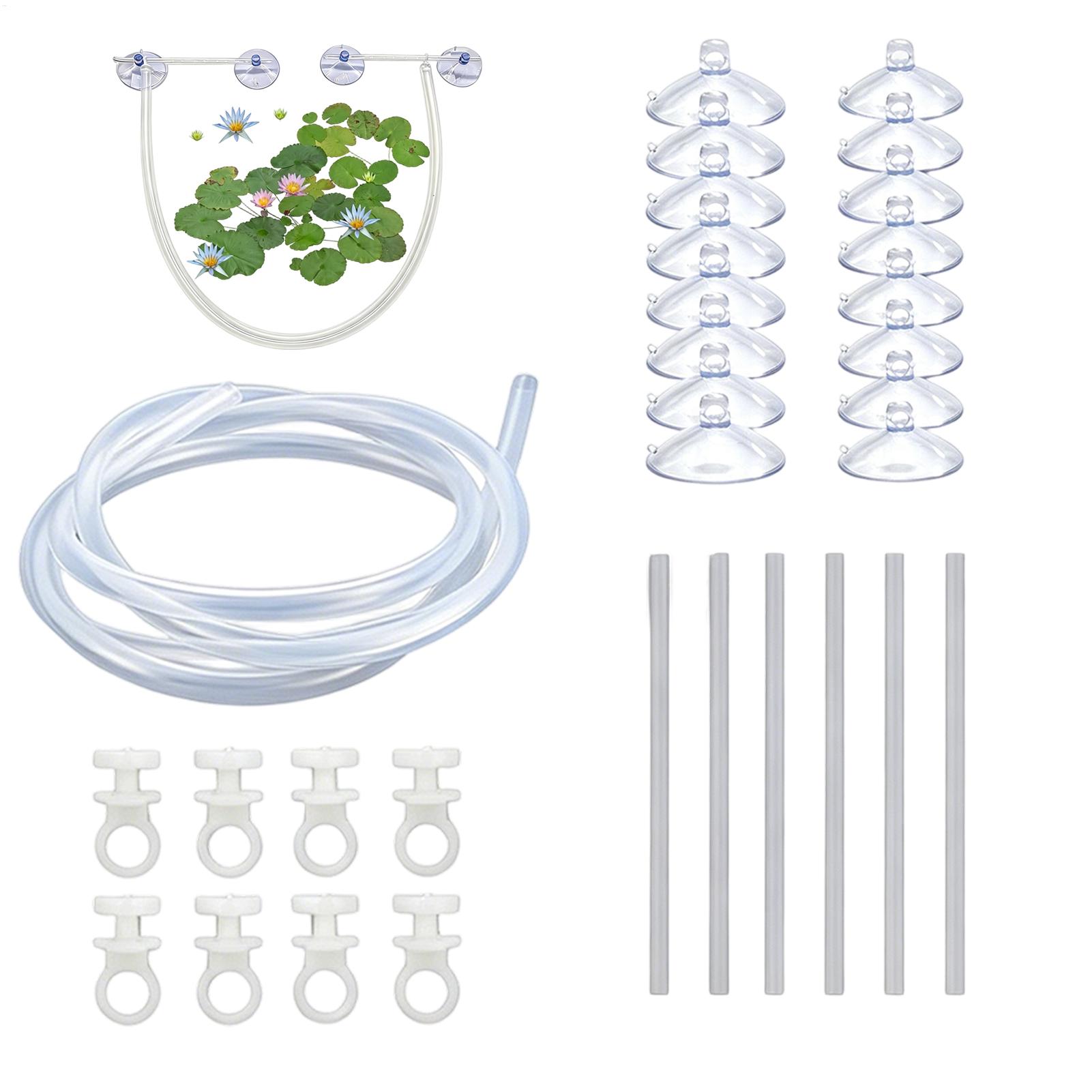 Planted Aquarium Tank Kit - Pembatas Tanaman Terapung Akuarium, Kit Pemisah