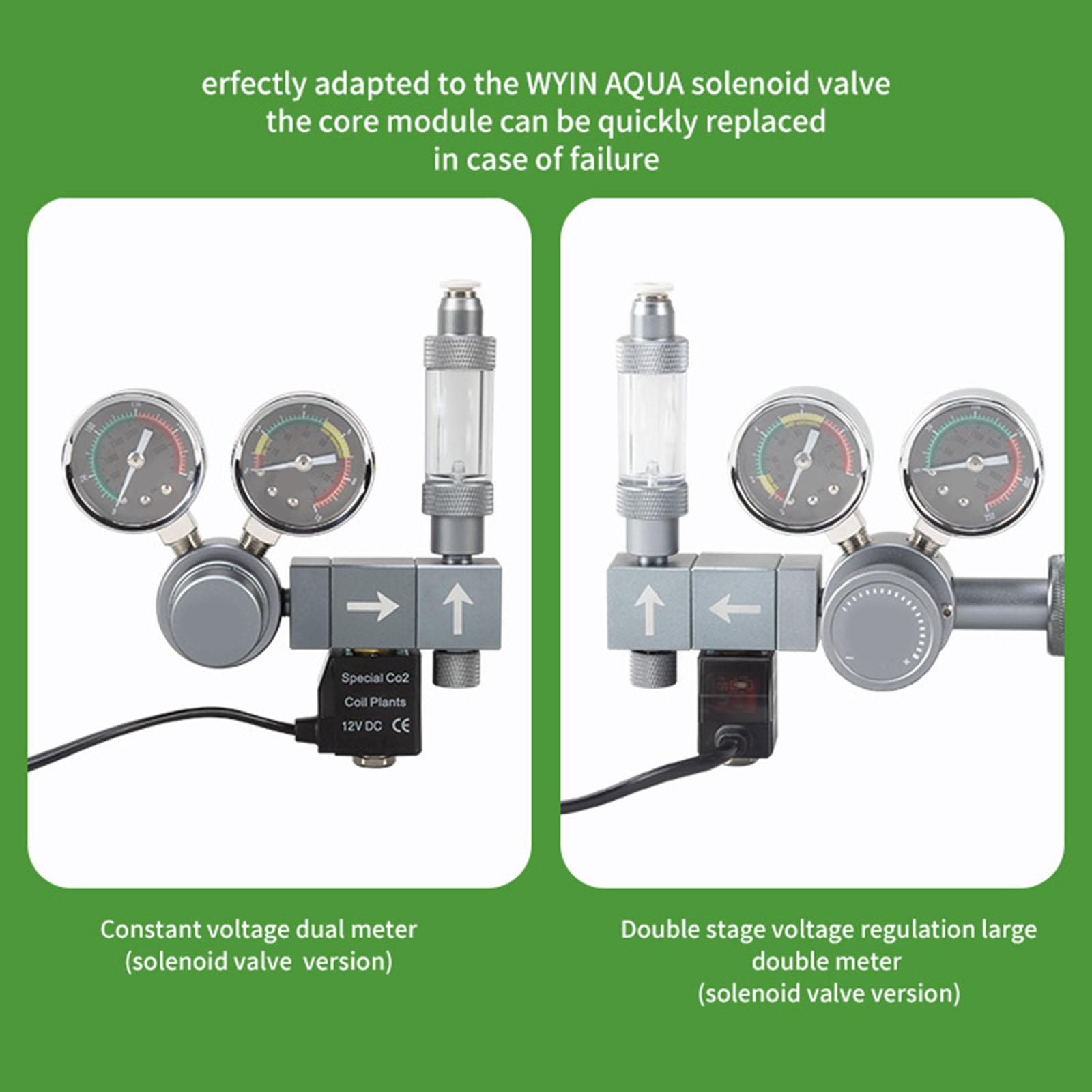 Planted Aquarium Tank Kit - Kit Solenoid CO2 Akuarium, Regulator Aluminium