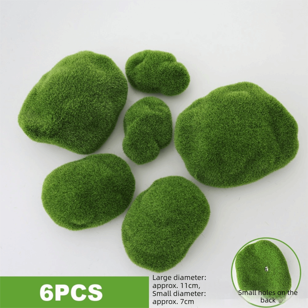 2/4/6/10PCS Batu Lumut Buatan  - Planted Aquarium Moss ulasan dan harga