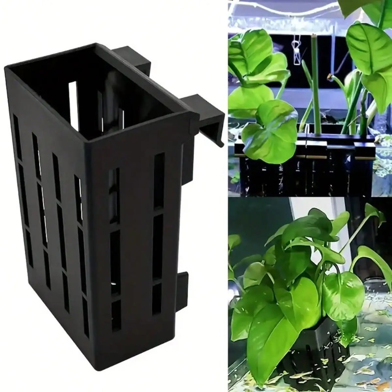 Keranjang Plastik Hitam Penyan - Aquarium Plant Rings ulasan dan harga