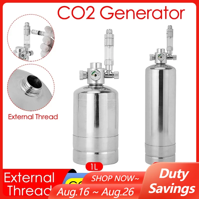 Kit sistem penghasil CO2 akuar - Planted Aquarium Tank Kit ulasan dan harga