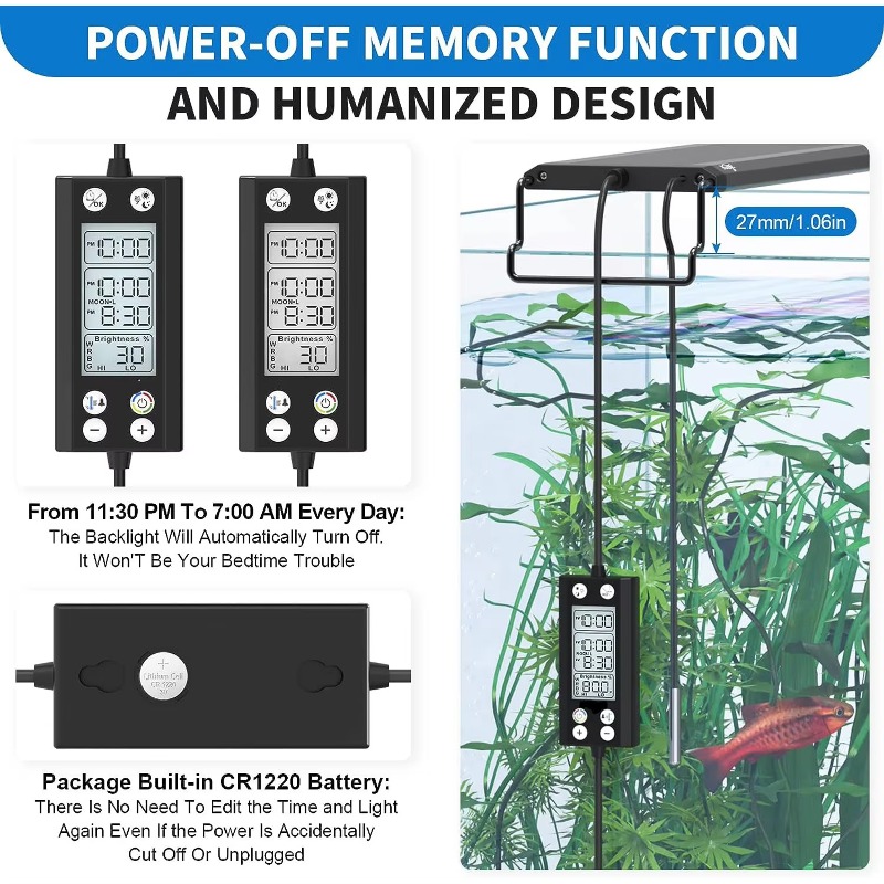 Lampu akuarium yang dapat dipr - Planted Aquarium Cycling ulasan dan harga