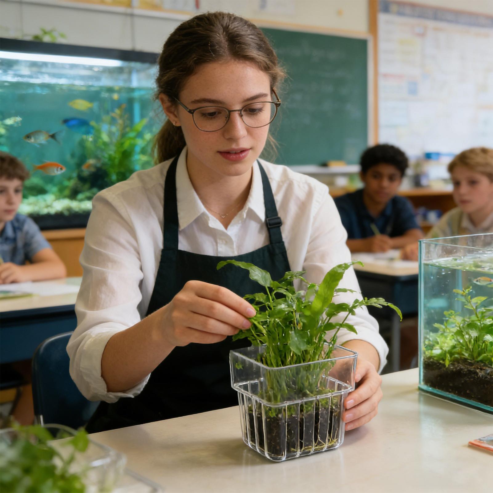 Pot Tanaman Akuarium Transpara - Aquarium Plant Rings ulasan dan harga