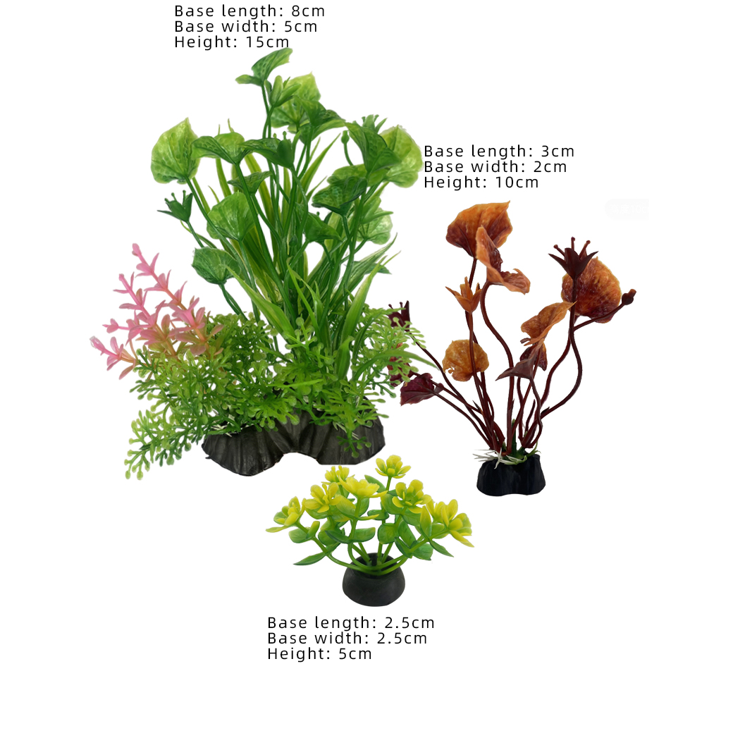 3 Buah Tanaman Akuarium Buatan - Planted Aquarium Yellow Water ulasan dan harga