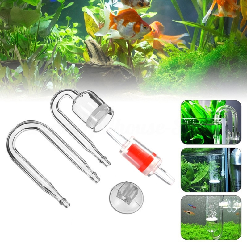 4 buah Set CO2 DIY Diffuser, u - Planted Aquarium Moss ulasan dan harga